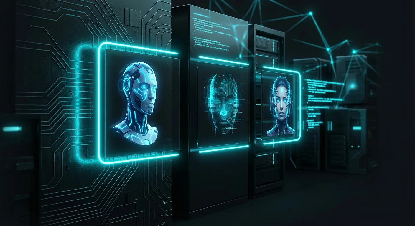 AI-generated short video content creation workflow showing automated tools and monetization strategies for influencer income